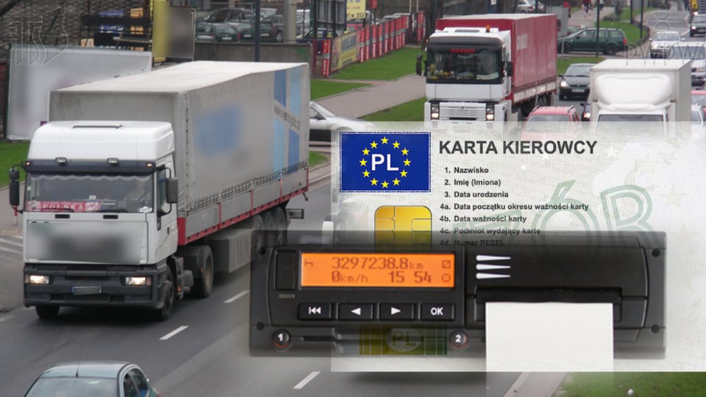 Sytuacja drogowa do pytania: Jak często należy pobierać dane z karty kierowcy?