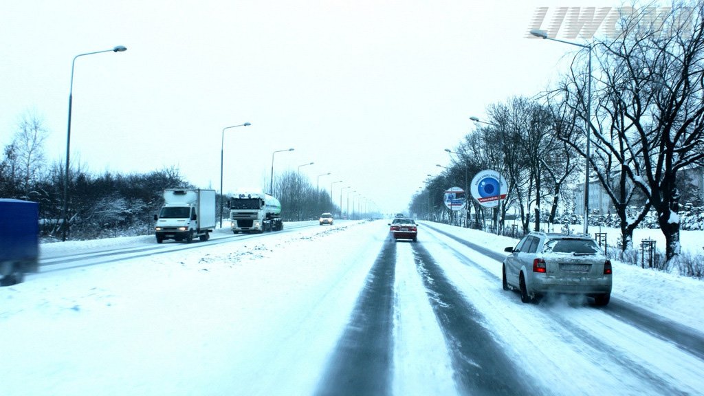 Sytuacja drogowa do pytania: Na czym powinna polegać prawidłowa technika jazdy w tej sytuacji drogowej?